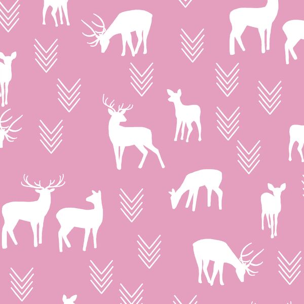 Deer Silhouette in Begonia