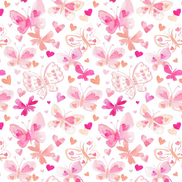 Lovely Butterflies in Valentine