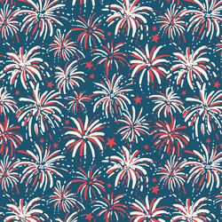 Fireworks in Corsair Blue