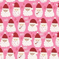 Father Christmas in Sachet Pink
