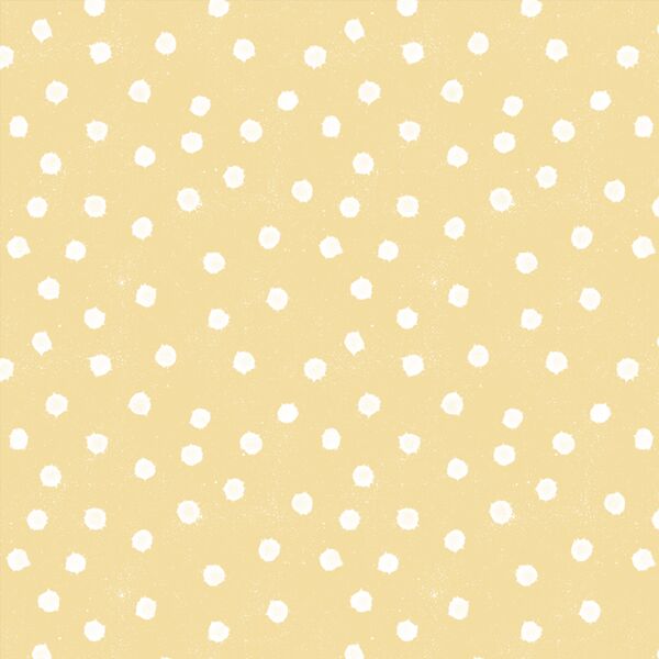 Splatter Dot in Pale Sunshine