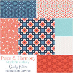 Piece and Harmony Fat Quarter Bundle in Modern Galaxy