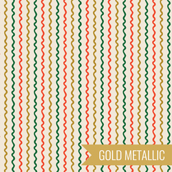 Ribbon Stripe in Cream Metallic