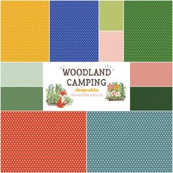 Woodland Camping Fat Quarter Bundle in Polka Dots