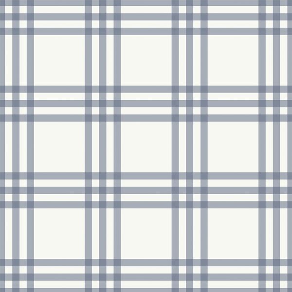 Triple Check in Denim Blue