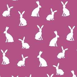 Cottontail Silhouette in Azalea