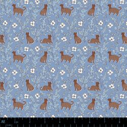 Meadow Hedgerow Cats in Midnight