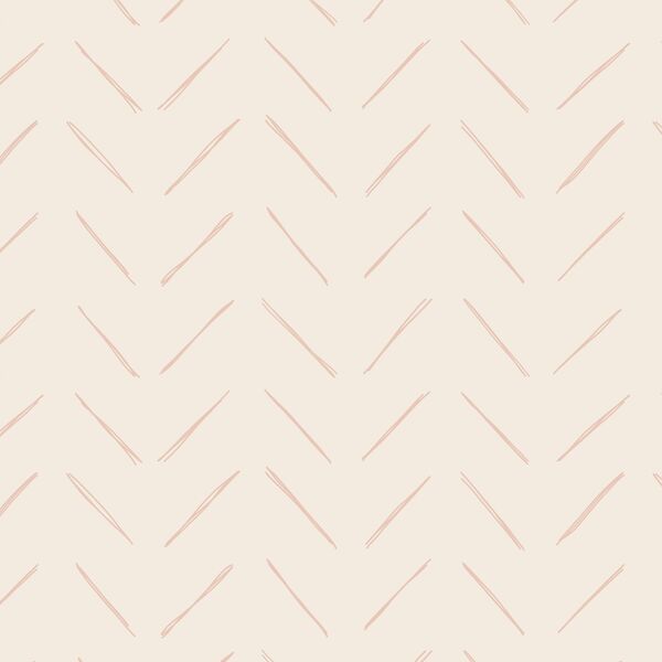 Chevron in Ballet Pink on Egret