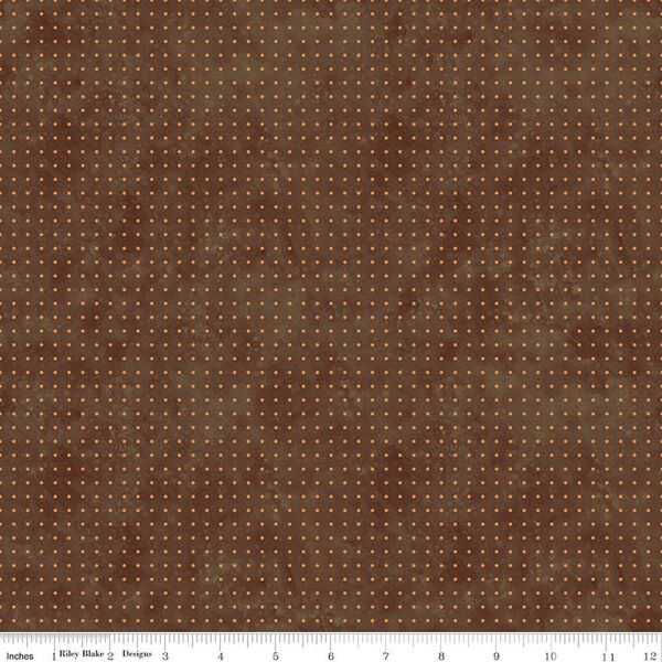 Polka Dots in Brown