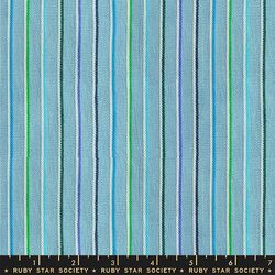 Sketch Stripe Twist Weave in Soft Blue