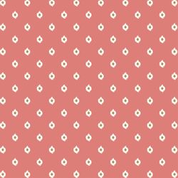 Tiny Ikat in Muted Coral