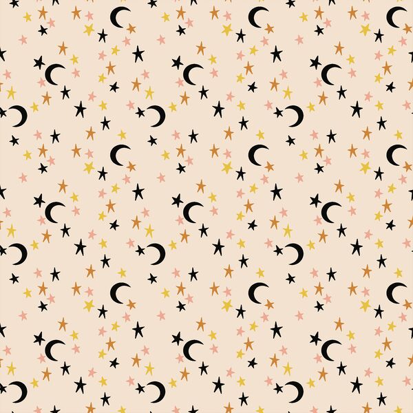 Small Moonlit Stars in Halloween