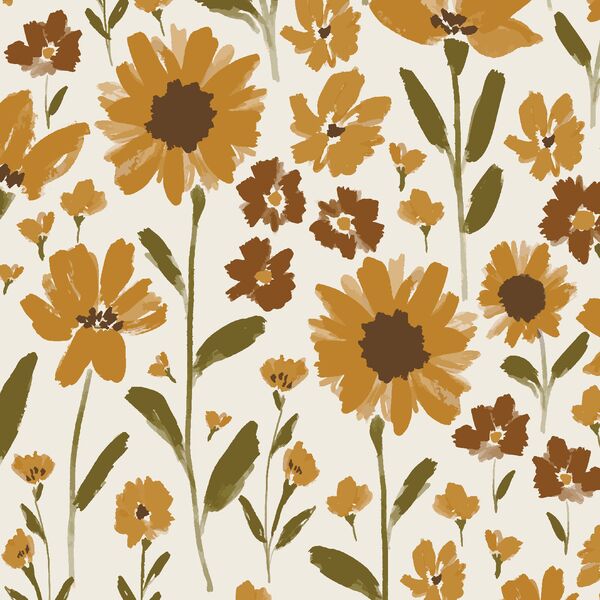 Golden Garden in Cream