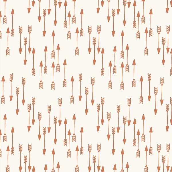 Little Arrows in Caramel on Cream