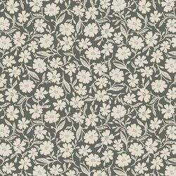 Sweet Blooms in Forest Green