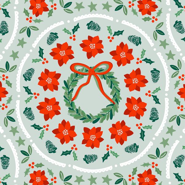 Garden Noel in Soft Evergreen