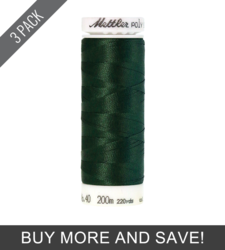 Deep Green (3406-5555) - Poly Sheen - 220 Yards (3 Pack)