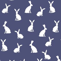 Cottontail Silhouette in Indigo