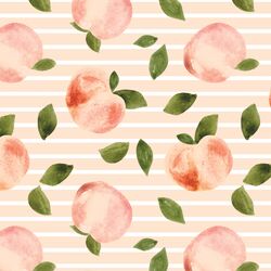 Peaches in Stripe