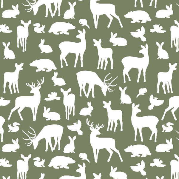 Forest Friends in Olive