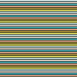 Rainbow Stripe in Wildflower
