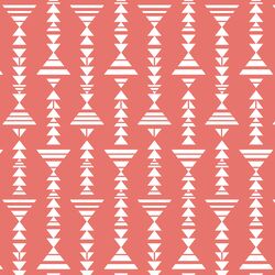 Little Tribal Stripe in Living Coral