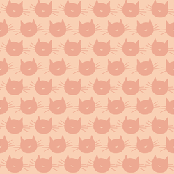 Scaredy Cat in Bubblegum on Light Pink