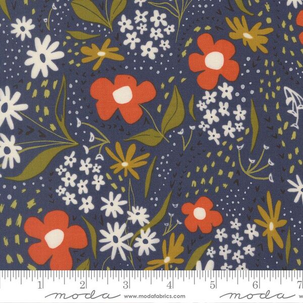 Feedsack Floral in Dusk