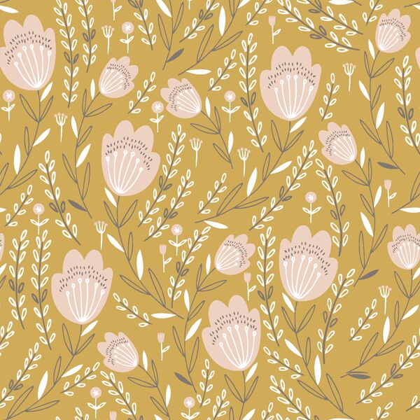 Blume in Straw
