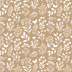 Silhouetted Bitty in Light Gold