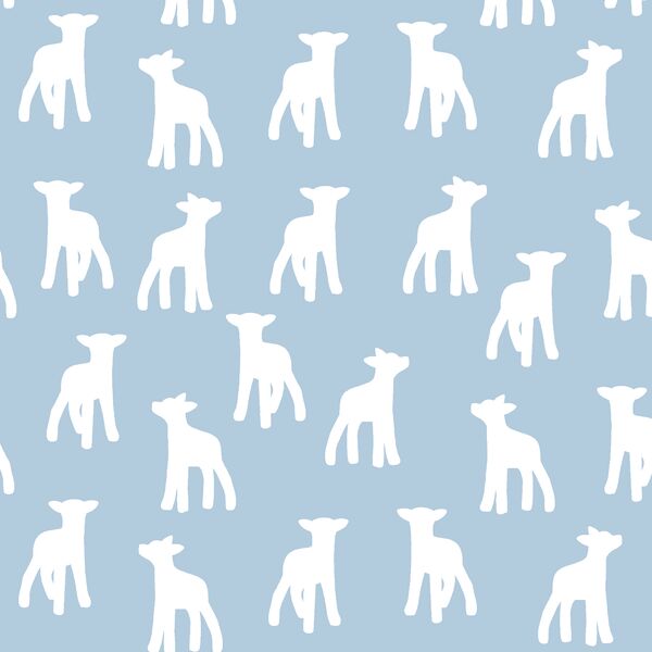Lamb Silhouette in Sky