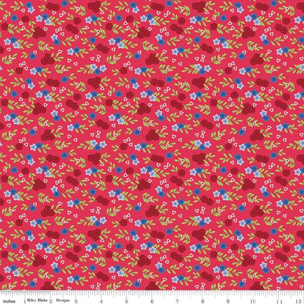 Floral in Red
