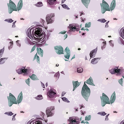 Floral Flurries in Sugar Plum