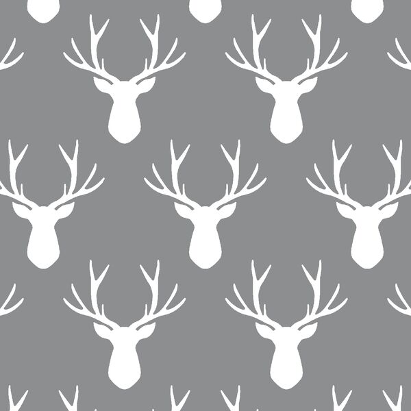 Stag Silhouette in Smoke