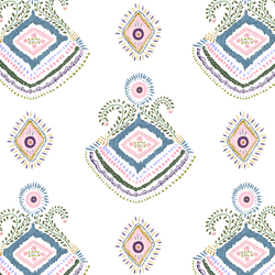 Boho Medallion in White