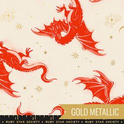 Etched Dragons in Dark Ruby Metallic