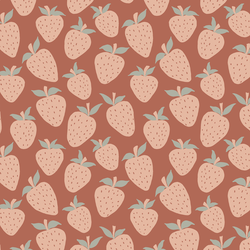 Fresh Berry in Red Clay