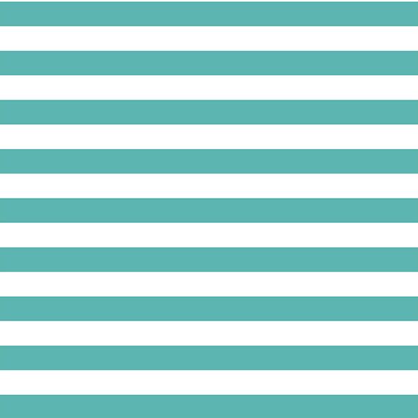 Horizontal Candy Stripe in Seafoam