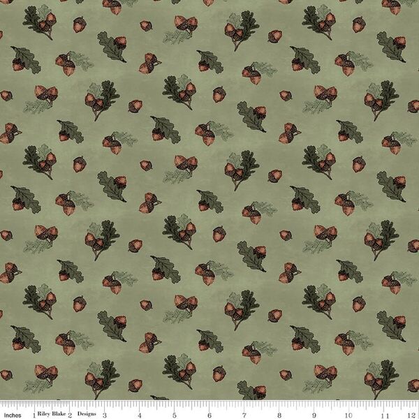 Acorns in Green