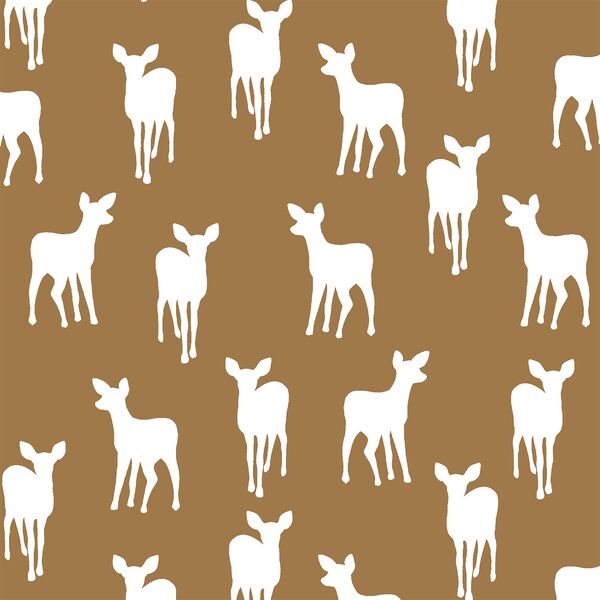 Fawn Silhouette in Ochre