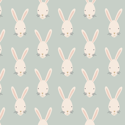 Bunny Face in Soft Sage