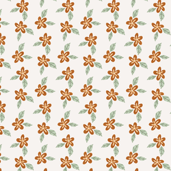 Tropical Floral in Off White