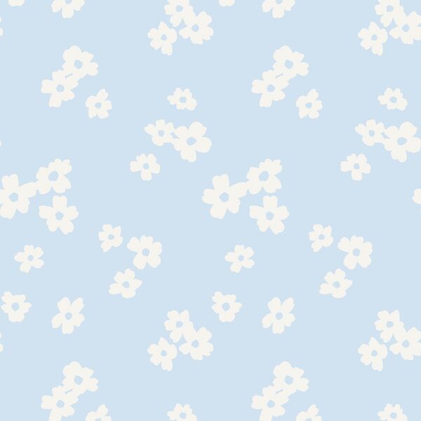 Large Fleur-fetti in Pastel Blue