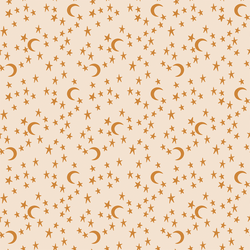 Small Moonlit Stars in Tan