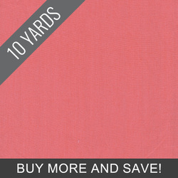 Artisan Cotton Yarn-Dye in Clementine Pink - 10 Yard Bolt