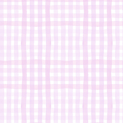 Painted Gingham in Light Lilac
