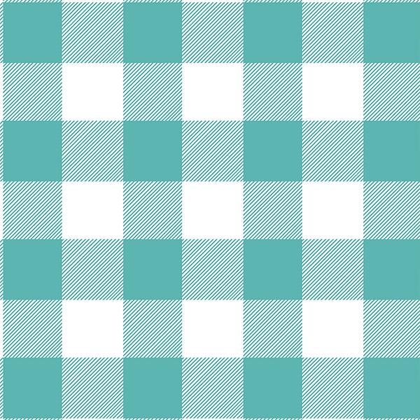 Buffalo Plaid in Seafoam