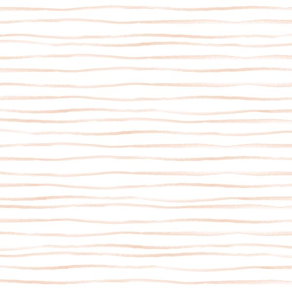Sussex Stripe in Blush on White