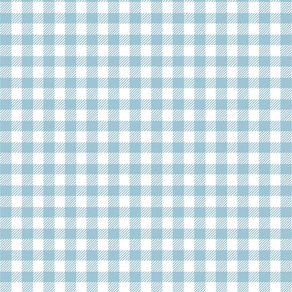 Small Buffalo Plaid in Bluebell