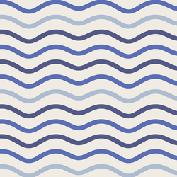Wave Stripe in Breezy